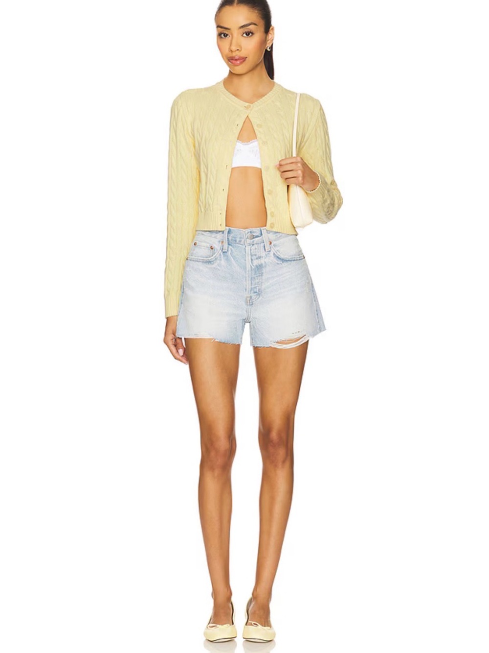PISTOLA- Nova High Rise Cut Off Short in Radiant Vintage